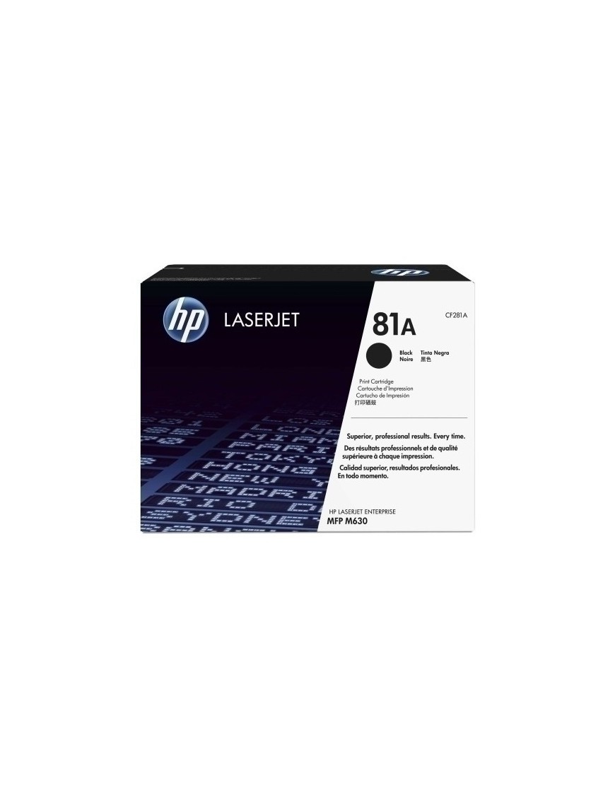 Toner Hp Cf281A Nº81A Negro