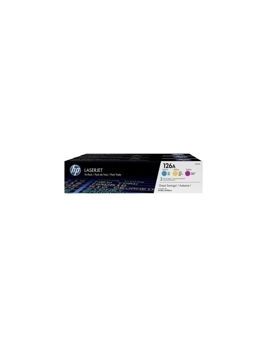 Toner Hp Cf341A Nº126A Pack Tricolor