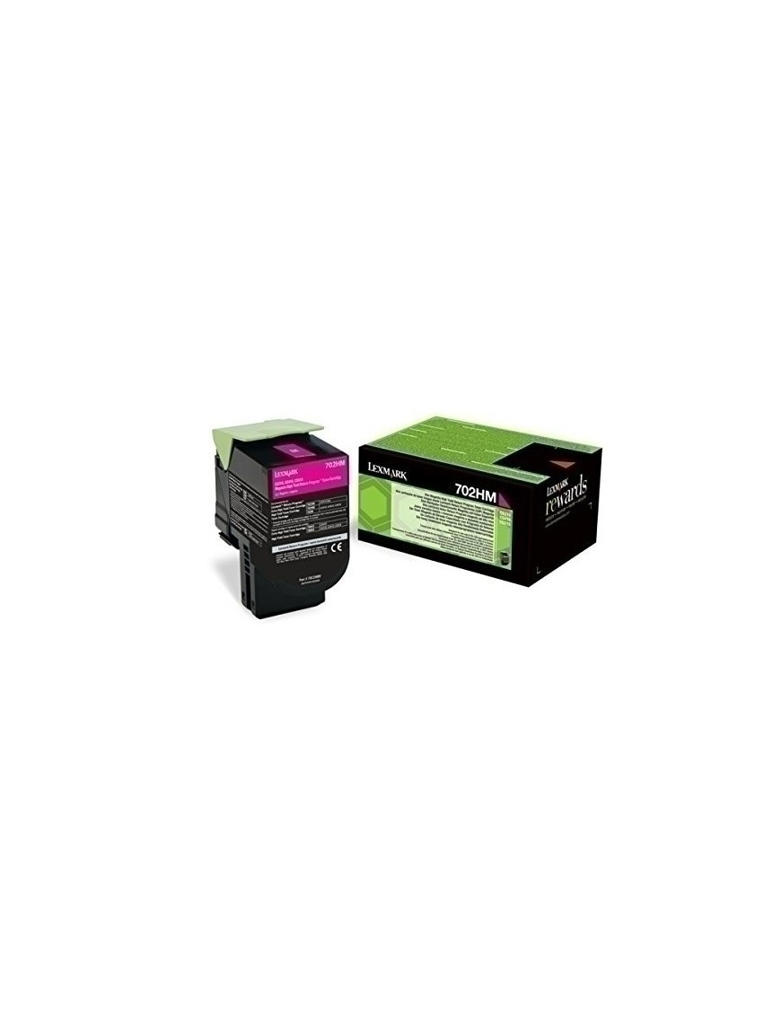 Toner Lexmark 70C2Hm0 Magenta 3.000 Pag