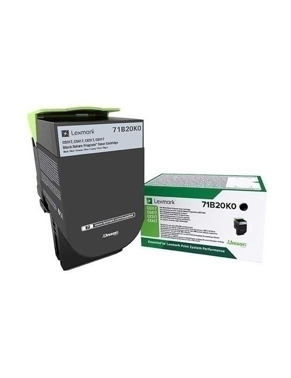 Toner Lexmark 71B20K0 Cx317/Cx417 Negro