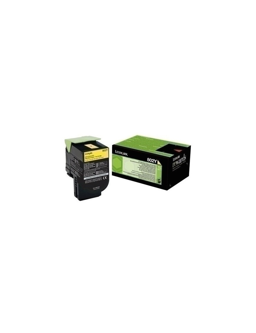 Toner Lexmark 80C20K0 Cx310/C410 Amarill