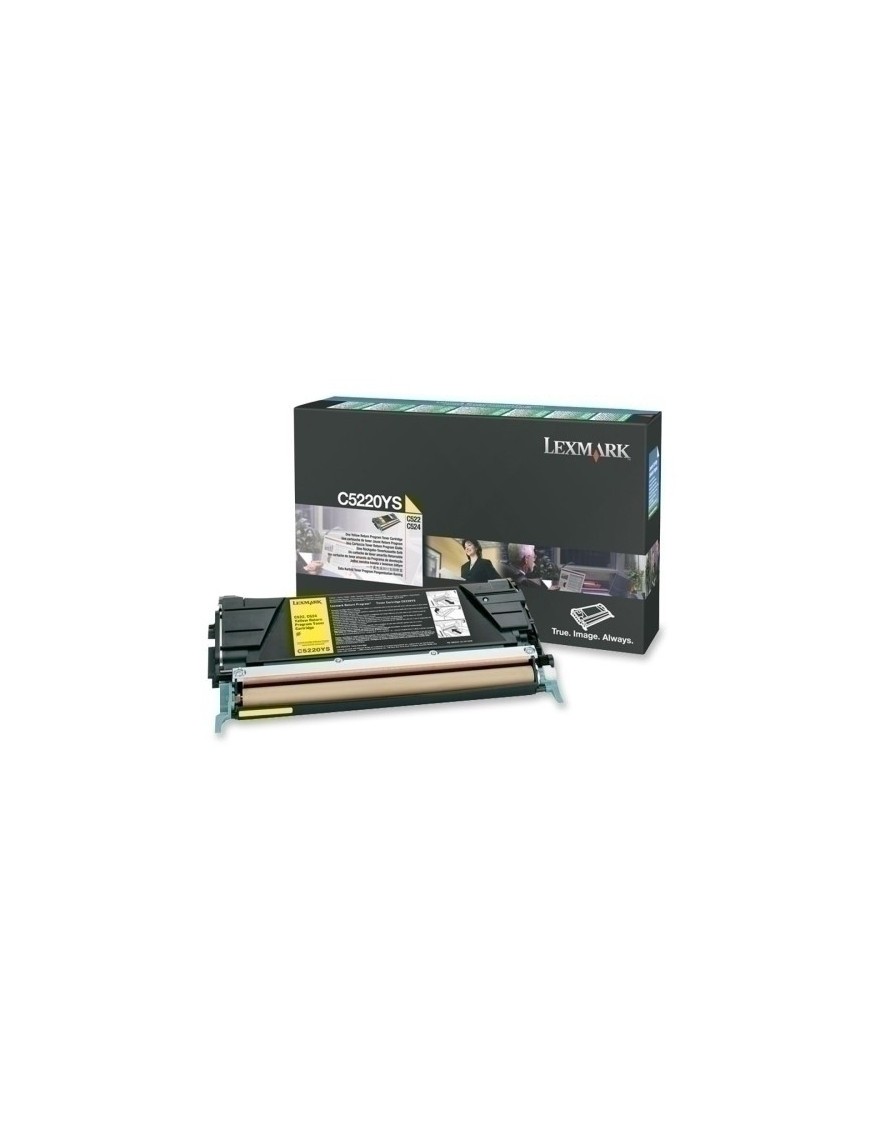 Toner Lexmark C5220Ys C52X/C53X Amarillo