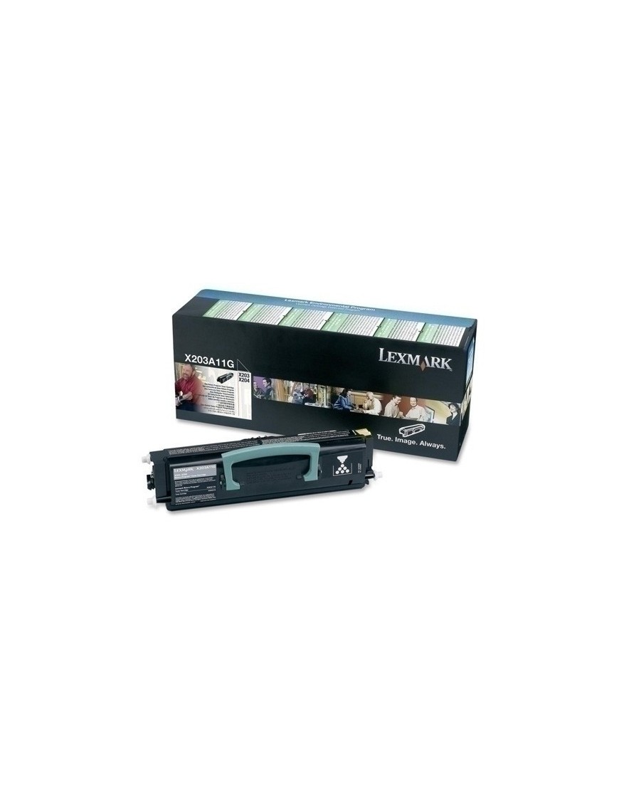 Toner Lexmark X203A11G Negro 2.500 Pag