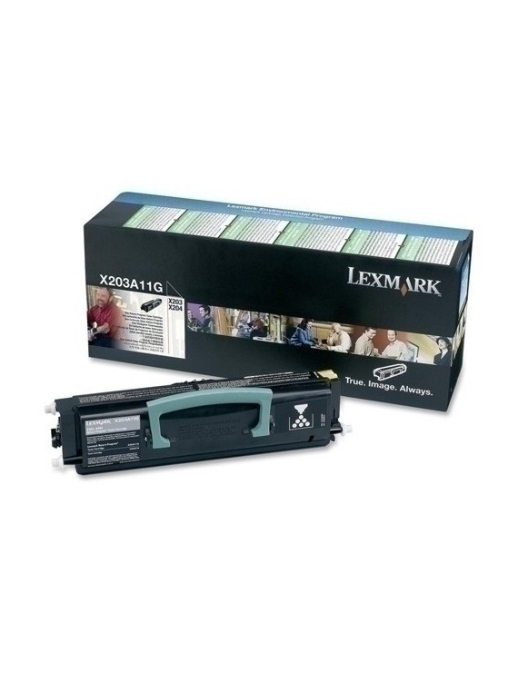 Toner Lexmark X203A11G Negro 2.500 Pag