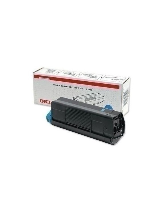 Toner Oki C3100 Cian Type C6L