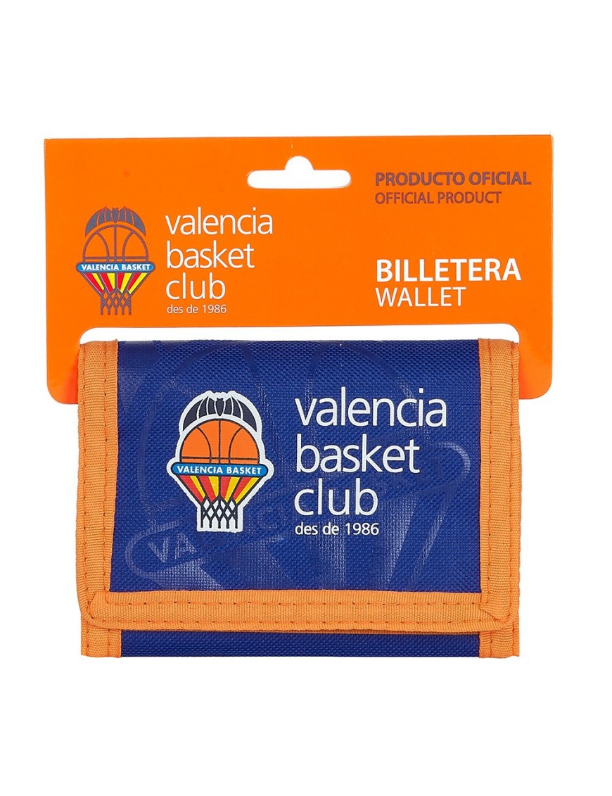 BILLETERA CON CABECERA VALENCIA BASKET