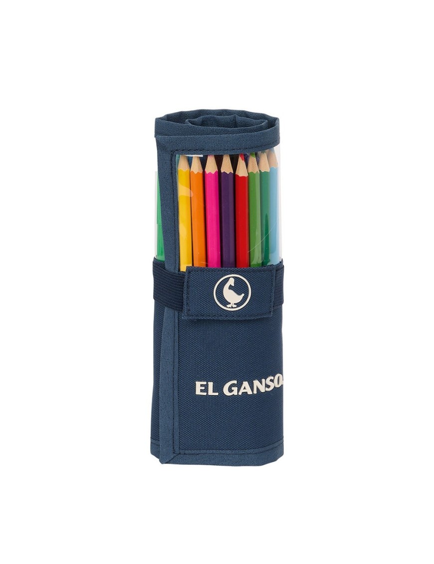 PLUMIER ENROLLABLE 27 PCS. EL GANSO "CLASSIC"