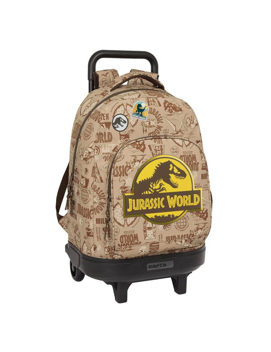 MOCHILA GRANDE C/RUEDAS COMPACT EXT.SIMPLE JURASSIC WORLD