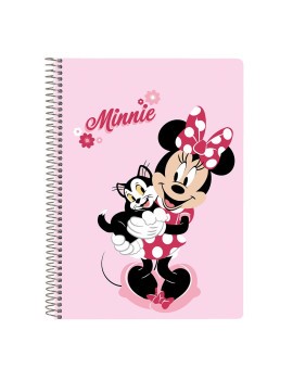 LIBRETA CUARTO 80 H. TAPAS DURAS MINNIE MOUSE "NAIVE"