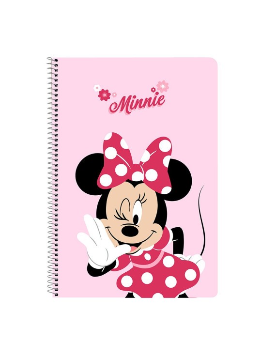 LIBRETA FOLIO 80 H. TAPAS DURAS MINNIE MOUSE "NAIVE"