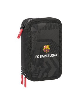 PLUMIER TRIPLE 37 pcs F.C.BARCELONA "BLACK"