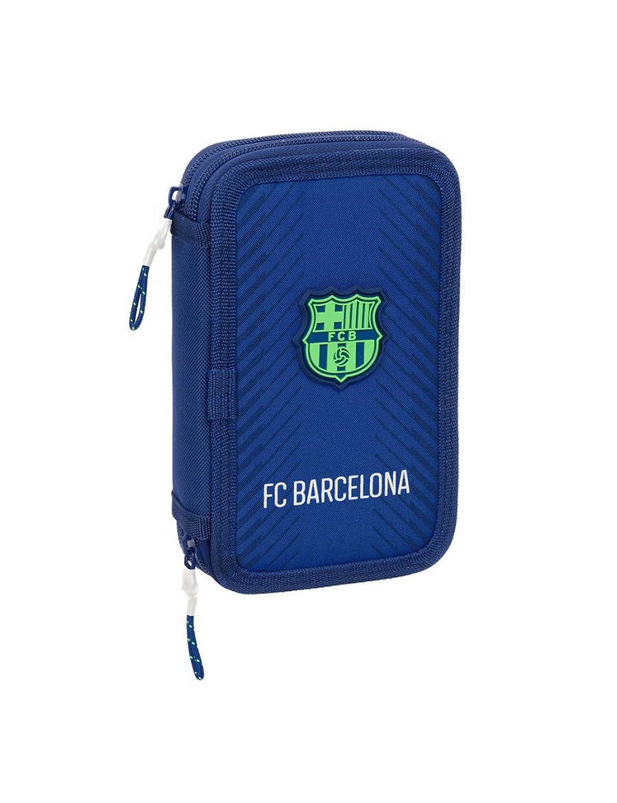 PLUMIER DOBLE PEQUEÑO 29 pcs F.C. BARCELONA NAVY BLUE