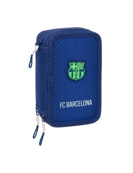 PLUMIER TRIPLE 37 pcs F.C. BARCELONA NAVY BLUE