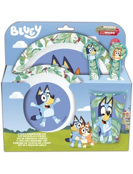 SET MICRO KIDS 5 PIEZAS EN ESTUCHE BLUEY