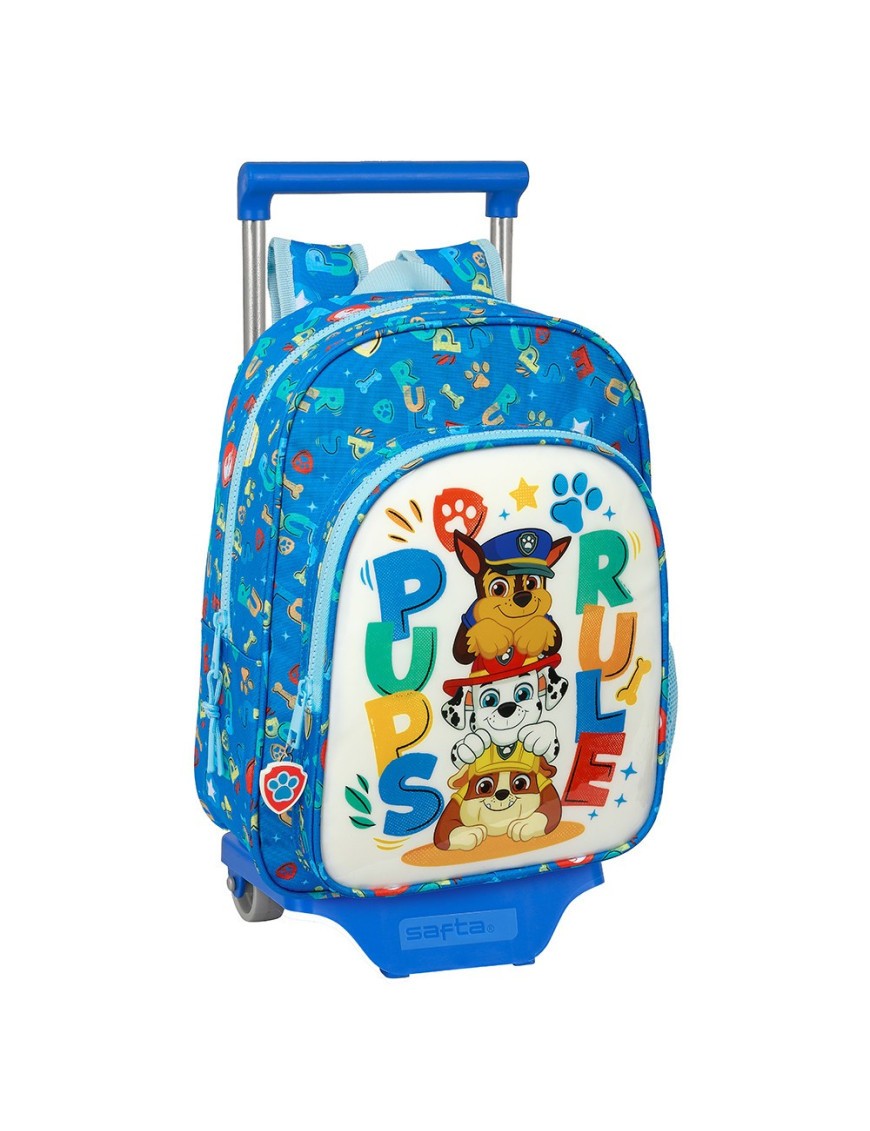 MOCHILA 185+CARRO 705 PAW PATROL "PUPS RULE"