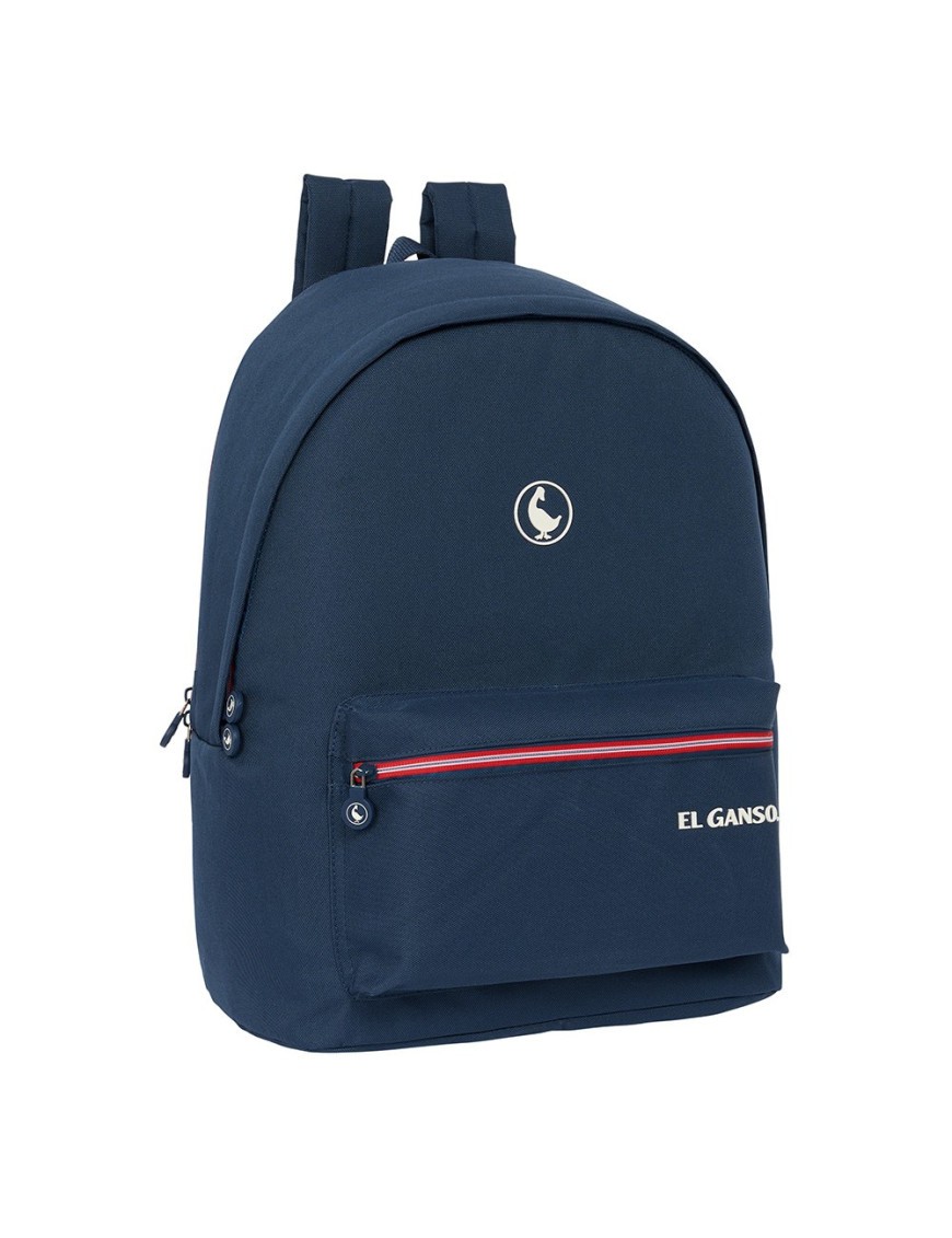 MOCHILA DOBLE PARA PORTATIL 15,6"+USB EL GANSO "CLASSIC"