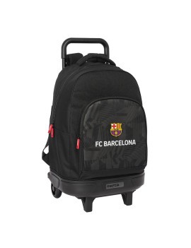 MOCHILA GRANDE C/RUEDAS COMPACT EXTRAIBLE F.C.BARCELONA "BLACK"