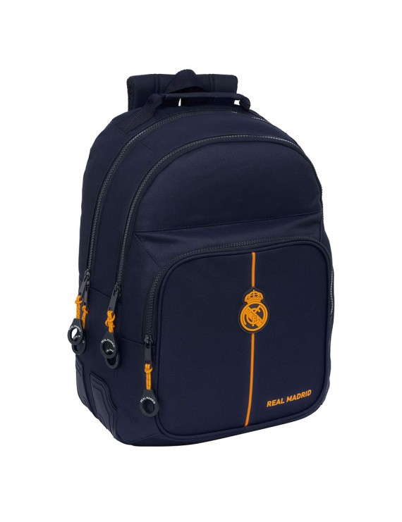 MOCHILA DOBLE ADAPTABLE CARRO REAL MADRID 2ª EQUIPACION 24/25