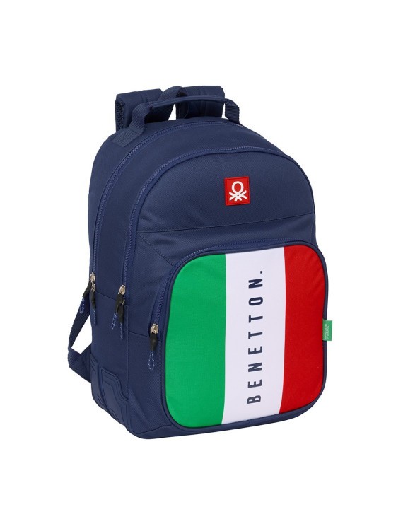 MOCHILA DOBLE ADAPTABLE CARRO BENETTON "FLAG"