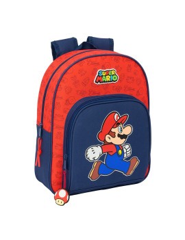 MOCHILA INFANTIL ADAPTABLE CARRO SUPER MARIO "TRICK"