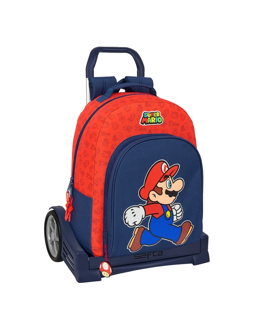 MOCHILA 305+CARRO EVOLUTION SUPER MARIO "TRICK"