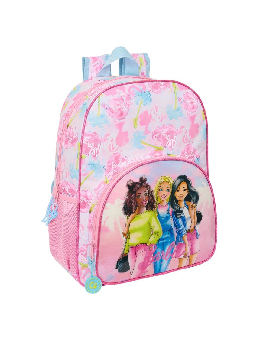 MOCHILA ADAPTABLE CARRO BARBIE "PAINTERLY"