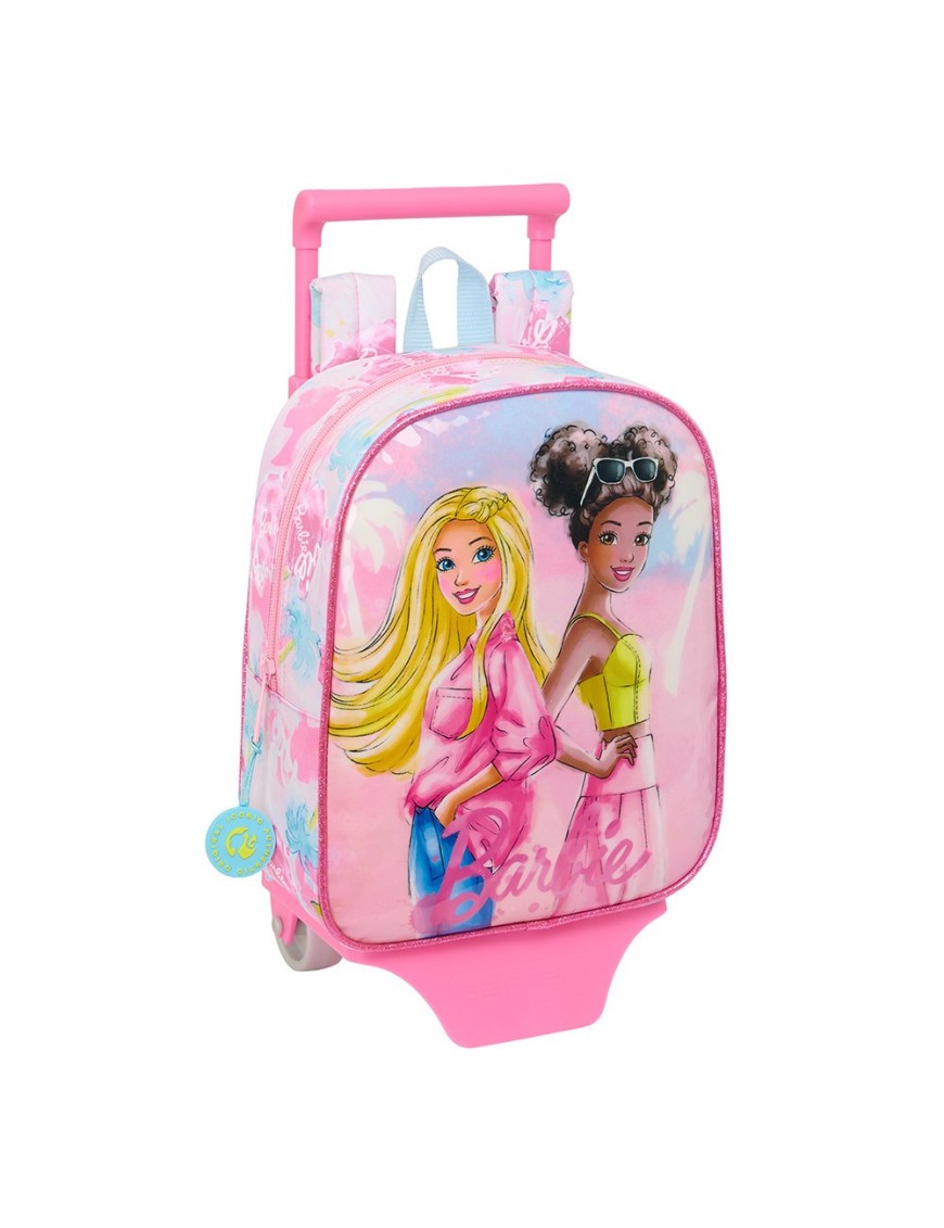 MOCHILA 232+CARRO 805 BARBIE "PAINTERLY"