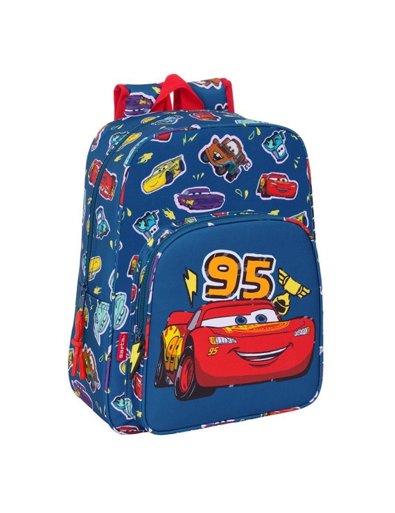 MOCHILA INFANTIL ADAPTABLE CARRO CARS "RACING"