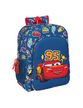 MOCHILA JUNIOR ADAPTABLE CARRO CARS "RACING"