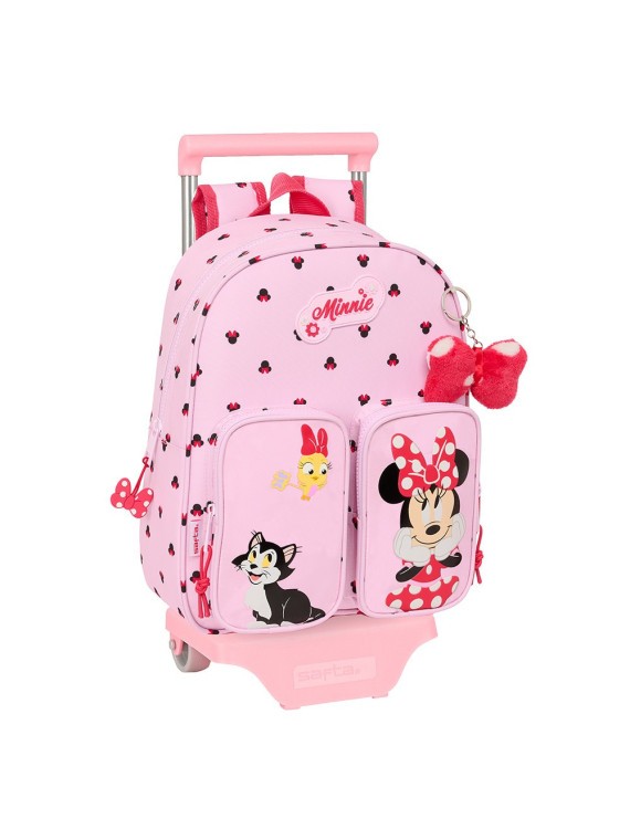 MOCHILA 609+CARRO 705 MINNIE MOUSE "NAIVE"