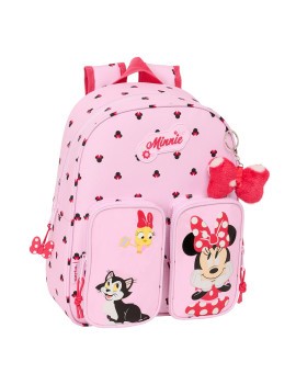 MOCHILA INFANTIL BOLSILLOS ADAPTABLE CARRO MINNIE MOUSE "NAIVE"