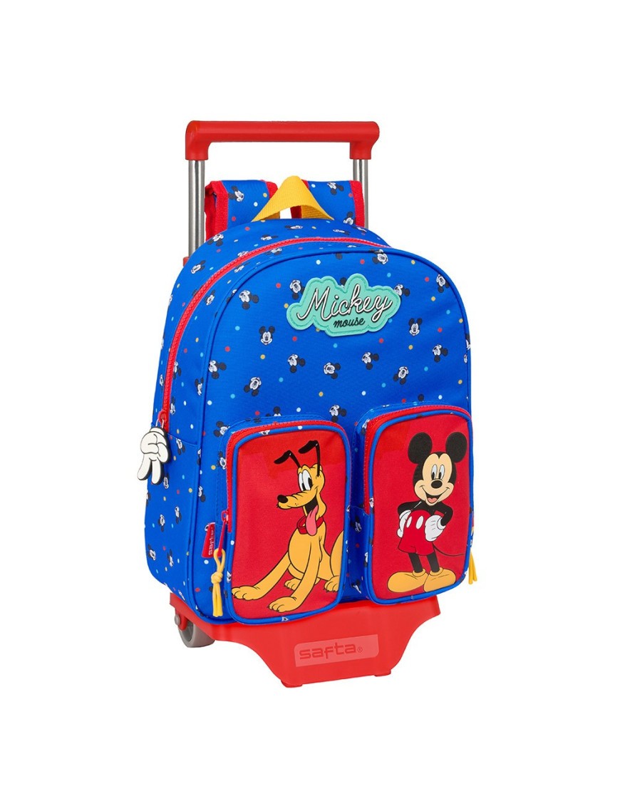 MOCHILA 609+CARRO 705 MICKEY MOUSE "GOOD DAY"