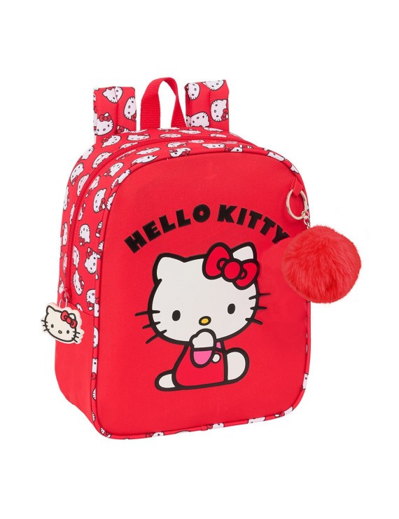 MOCHILA GUARDERIA ADAPTABLE CARRO HELLO KITTY "ICONIC"