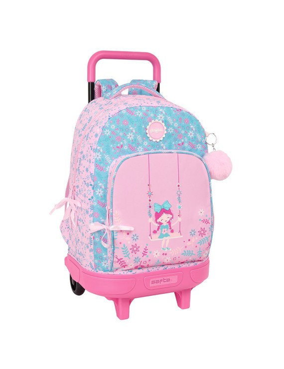 MOCHILA GRANDE C/RUEDAS COMPACT EXTRAIBLE GLOWLAB KIDS "SWING"