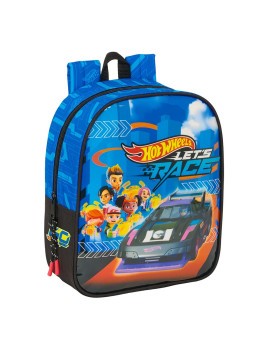 MOCHILA GUARDERIA ADAPTABLE CARRO HOT WHEELS "LET'S RACE"