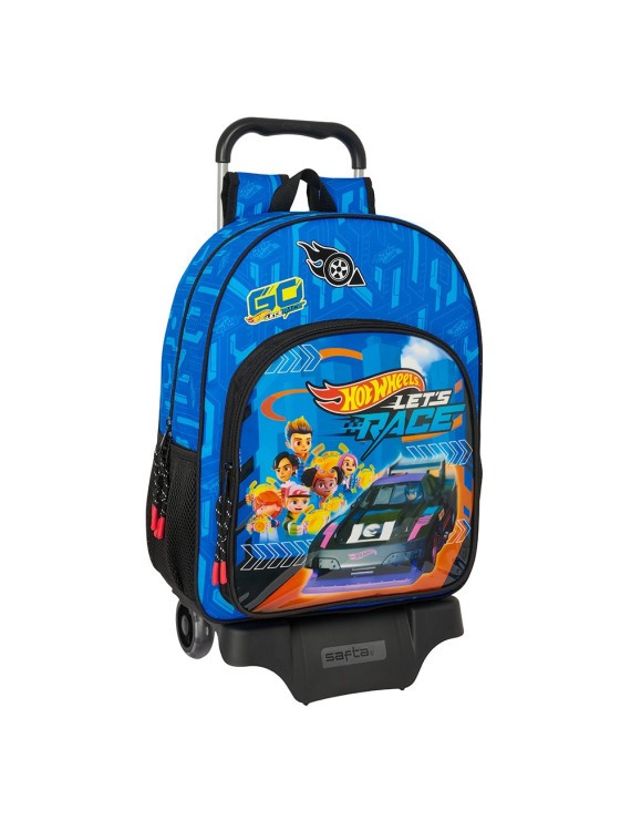 MOCHILA 180+CARRO 905 HOT WHEELS "LET'S RACE"