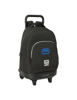 MOCHILA GRANDE C/RUEDAS COMPACT EXTRAIBLE ECKO UNLTD. "WORLDWIDE"