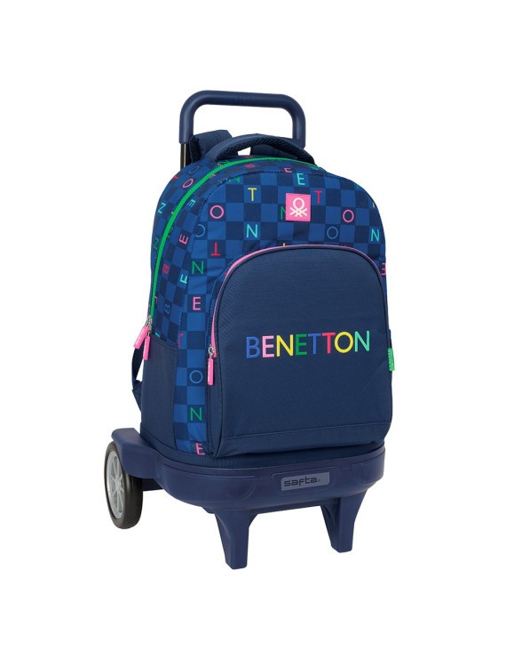 MOCHILA GRANDE C/RUEDAS COMPACT EVOL. EXT. BENETTON "DAMERO"