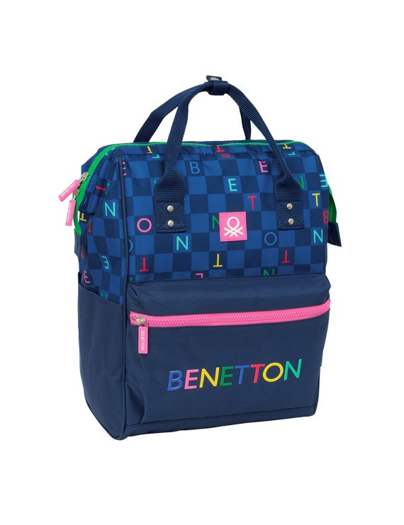 MOCHILA CON ASAS PARA PORTATIL 13" BENETTON "DAMERO"