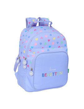 MOCHILA DOBLE ADAPTABLE CARRO BENETTON "LILA"