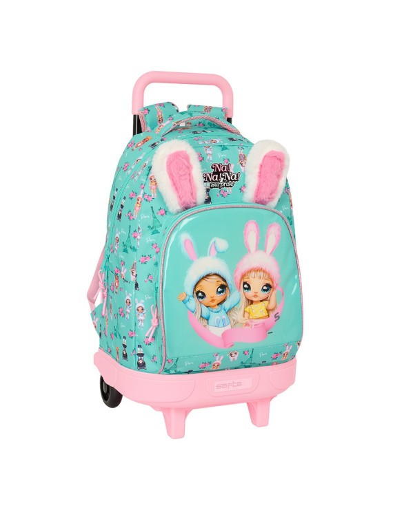 MOCHILA GRANDE C/RUEDAS COMPACT EXTRAIBLE NANANA "BUNNY"