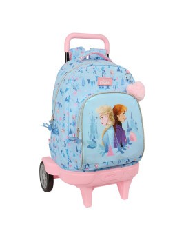 MOCHILA GRANDE C/RUEDAS COMPACT EVOL. EXT. FROZEN "ICE MAGIC"