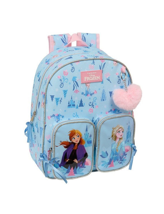 MOCHILA INFANTIL BOLSILLOS ADAPTABLE CARRO FROZEN "ICE MAGIC"