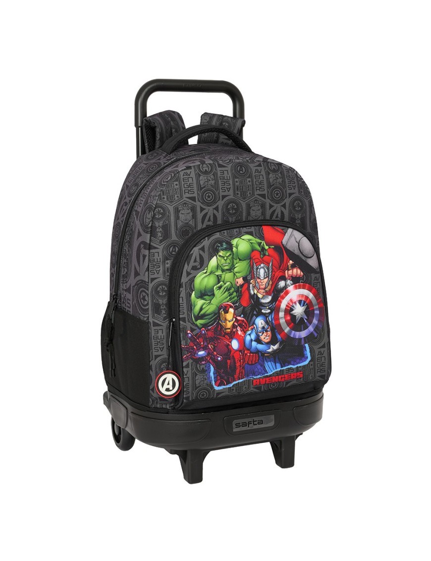 MOCHILA GRANDE C/RUEDAS COMPACT EXTRAIBLE AVENGERS "VENDETTA"