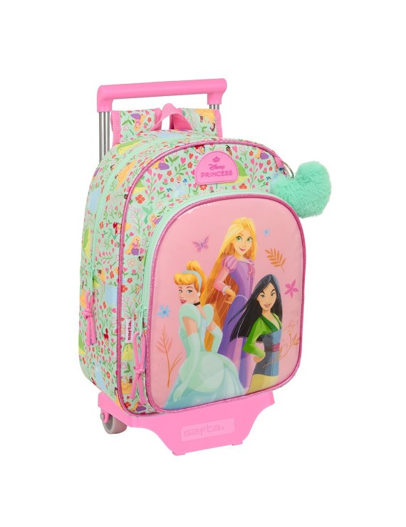 MOCHILA 185+CARRO 705 PRINCESAS DISNEY "BLOOM"