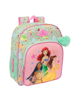 MOCHILA JUNIOR ADAPTABLE CARRO PRINCESAS DISNEY "BLOOM"