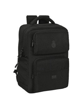 MOCHILA 2 BOLSILLOS PORTATIL 15,6''+USB REAL MADRID PREMIUM