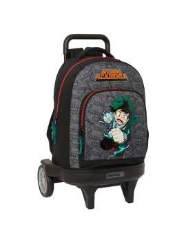 MOCHILA GRANDE C/RUEDAS COMPACT EVOL. EXT. MY HERO ACADEMIA