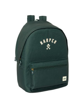 MOCHILA DOBLE PARA PORTATIL 15,6"+USB HARPER & NEYER "GREEN"