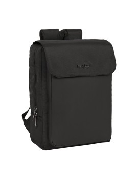 MOCHILA CON SOLAPA PORTATIL 13,3''+USB SAFTA BUSINESS "BLACK"